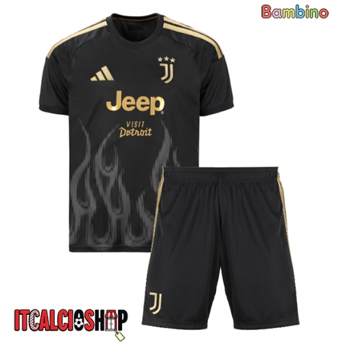 Juventus Randal Kolo Muani #9 Terza Maglia Bambino 2026-27 Manica Corta (+ Pantaloni corti)